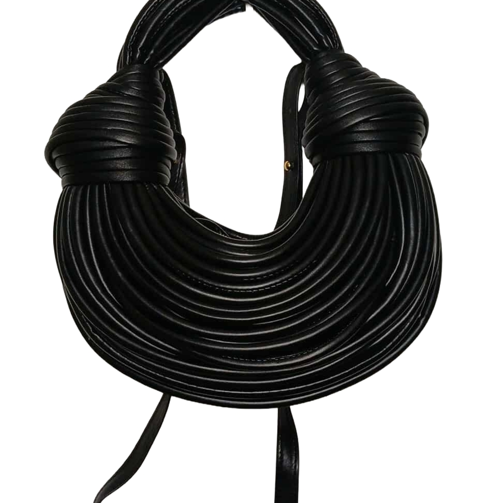 Elegant Black Women's Shoulder Bag - Picture 3 of 4